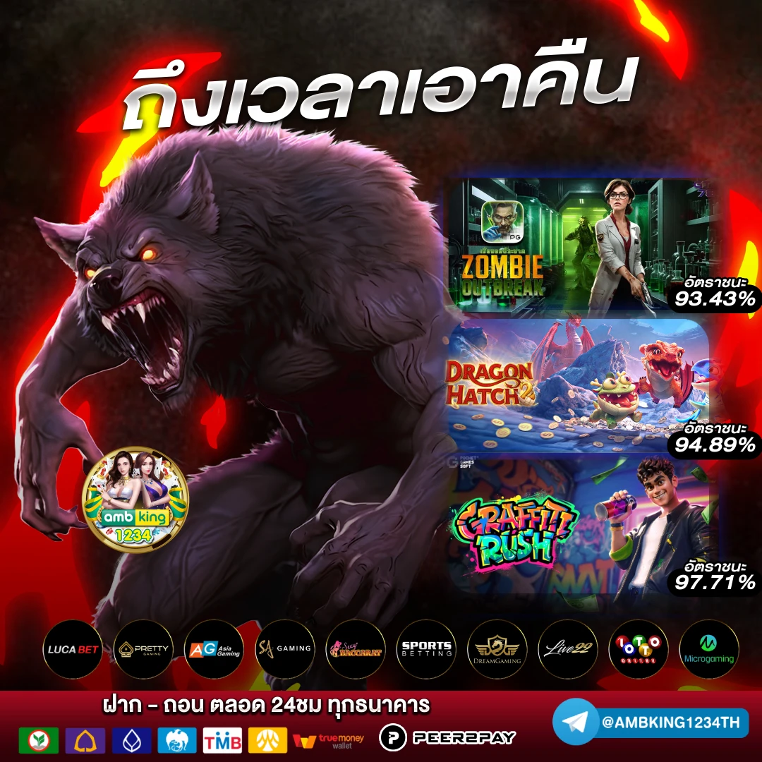 เว็บพนันออนไลน์ ทุกเว็บ - แบนเนอร์โปรโมชั่น