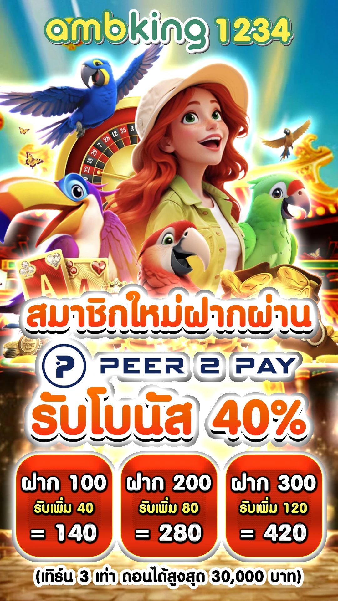 ฝากถอนทรูวอลเลท - แบนเนอร์โปรโมชั่น